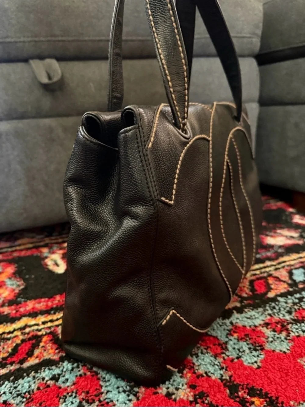 Authentic CHANEL Caviar Surpique CC Shoulder Tote Bag 👜💎🥰